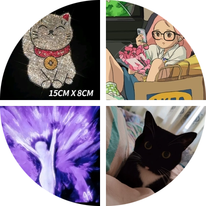 中山受伤流浪奶牛猫 群聊头像